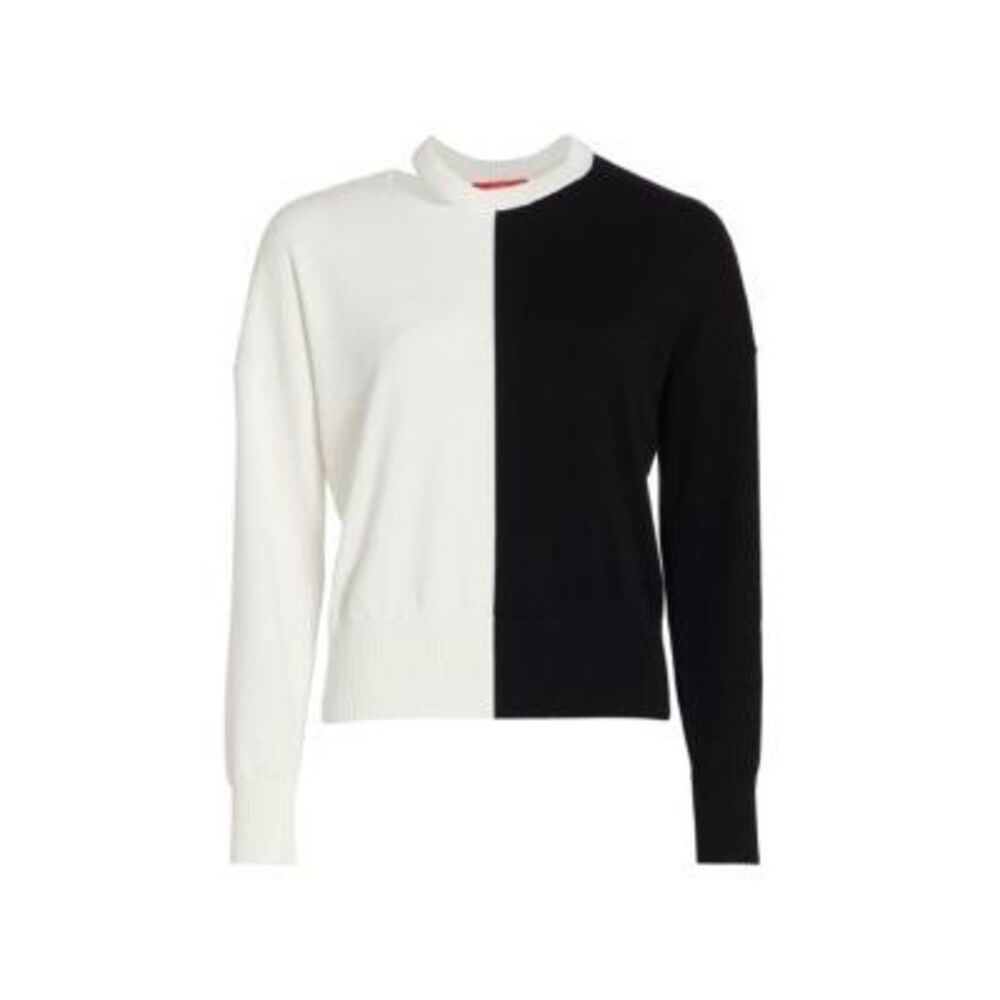 Philanthropy NWT Colorblock Sweater in Black/Ivory Size‎ XS MSRP $168